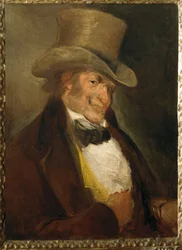 Goya y Lucientes, autoportrait (huile sur toile)