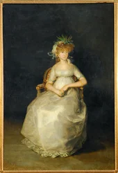La comtesse de Chinchon (peinture sur toile)