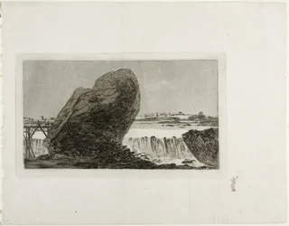 Paysage avec cascade, avant 1810