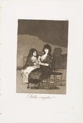 Enseignements jolis, planche 15 de Los Caprichos
