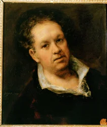 Autoportrait ... (peinture sur toile)