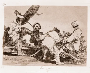 Les désastres de la guerre : Pourquoi (eau-forte)