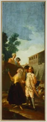 Le soldat et la femme ... (peinture sur toile)