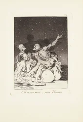 Quand le jour se lèvera, nous partirons (Si amanece; nos vamos) Planche 71 de: Los Caprichos
