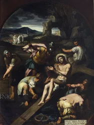 Christ cloué sur la croix