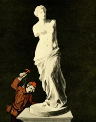 Un Anglais inculte sculpte la Vénus de Milo, 1903