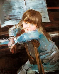Nina devant le piano