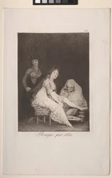 Caprichos: Elle prie pour elle