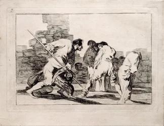 Cruelle Folie de la série Los Disparates Follies, 1815-1819