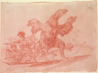 Les Désastres de la guerre : Le vautour carnivore