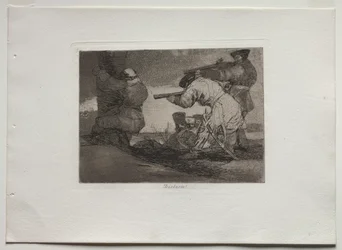 Désastres de la guerre : Barbares !