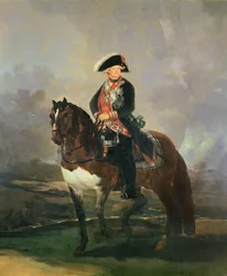 Portrait équestre du roi Carlos IV, 1800-1801