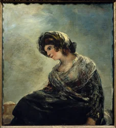 La laitière de Bordeaux. Peinture, 1827. Dimensions : 0,74 x 0,68 m. Madrid. Musée du Prado