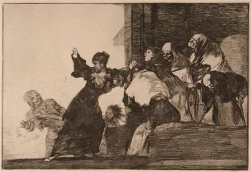 Pauvre folie (Disparate pobre), de la série Los Disparates
