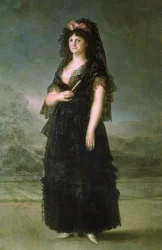 Portrait de Maria Lusia avec mantille
