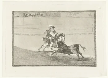 Toreador dans une arène