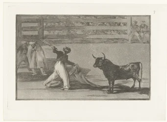Toreador avec banderille (Origen de los arpones ó banderillas) (La Tauromaquia)