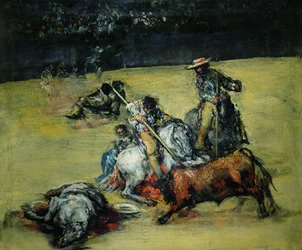 La corrida, vers 1825