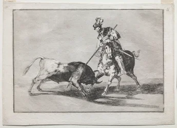 Le Cid Campeador transperçant un autre taureau, 1815-1816