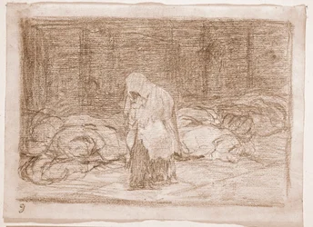 Les Désastres de la guerre : Lits mortuaires