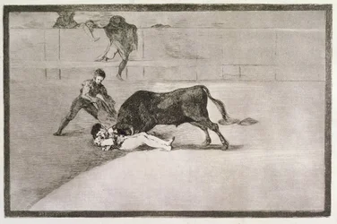 La mort malheureuse de Pepe Hillo (José Delgado) dans l
