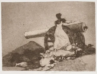 « Quel courage ! » (What Courage!) tiré de la série « Les désastres de la guerre »