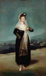 Portrait de la marquise de Santiago