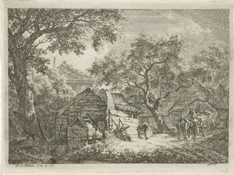 Ferme entourée d