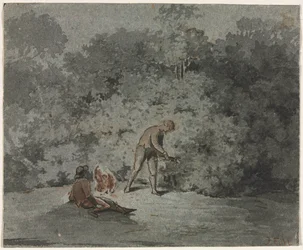 Ramasseur de brindilles, troisième quart du XVIIe siècle