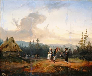 Disputes avec le marchand juif, 1853