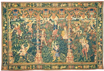 Tapisserie de verdure exotique, possiblement Tournai, première moitié du 16ème siècle