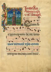 Initiale T : Saint Louis de Toulouse