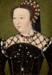 Portrait de Catherine de Médicis, vers 1556 (Huile sur toile)