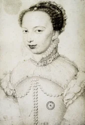 Portrait de Marguerite de Valois, dite Reine Margot (1553-1615), Reine de Navarre, première épouse d