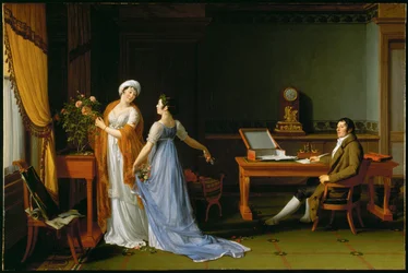 Comte de la Forest avec sa femme et sa fille