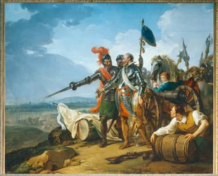 Henri IV faisant entrer des vivres dans Paris ...