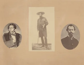 [Général Tomas Mejia, Empereur Maximilien, Général Miramon]