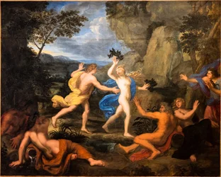 Apollon poursuivant Daphné