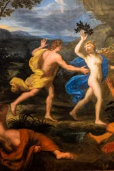 Apollon poursuivant Daphné