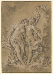 Nymphes et Cupidons