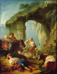 Scène pastorale