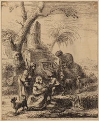 Femme assise [Femme de Matsmey] près d