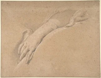 Étude de la main gauche de Mme de Pompadour