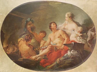 La fonderie du dieu Vulcain