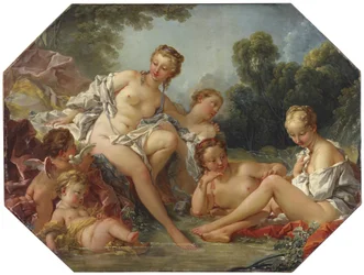 Vénus au bain, entourée de nymphes et de cupidons