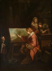 W pracowni malarza ("Le peintre de paysage" lub "Le peintre a son chevalet")