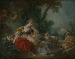 Deux bergères