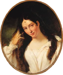 Portrait de la chanteuse d