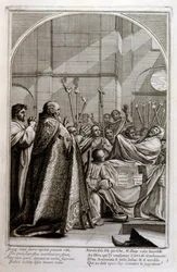 Gravure de François Chauveau 1680 
