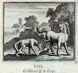 Le cheval et le loup